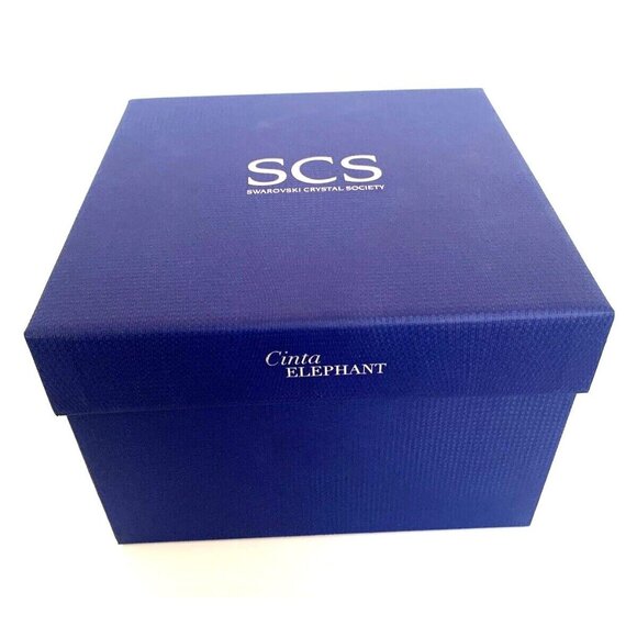 Swarovski Cinta Elephant Crystal Figurine SCS Annual Edition 2013 1137207 Retire - Picture 9 of 12